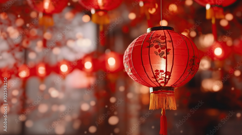 Chinese red paper lanterns. Chinese New Year celebration Chinese red paper lanterns. Chinese New Year celebration