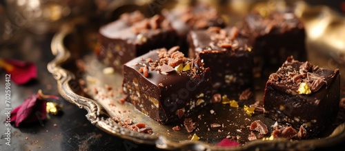 An Indian festival treat, chocolate barfi cake, is a twist on the traditional sweet.
