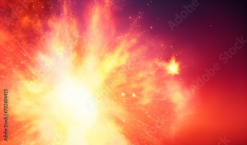 Explosion of fire for bokeh background for montage your job image retouch from AI Generative