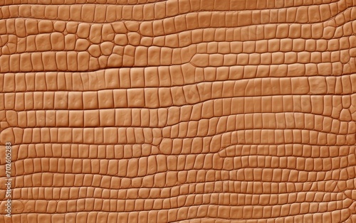 Luxurious Light Brown Croc Skin Texture