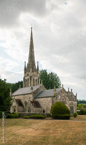 St Michael   All Angels Church  Teffont Evias  Wiltshire  England