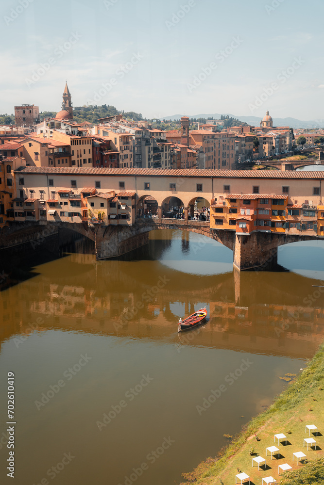 Ponte Vecchio Florence Boat