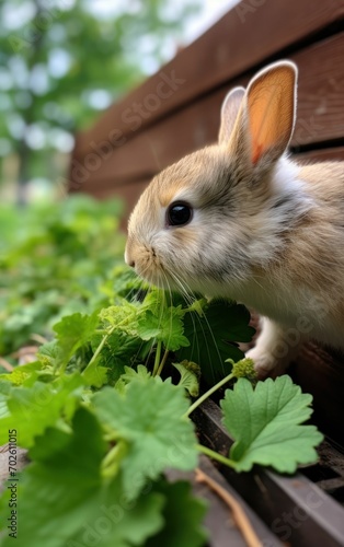 Joyful Rabbit's Playful Adventure in Nature