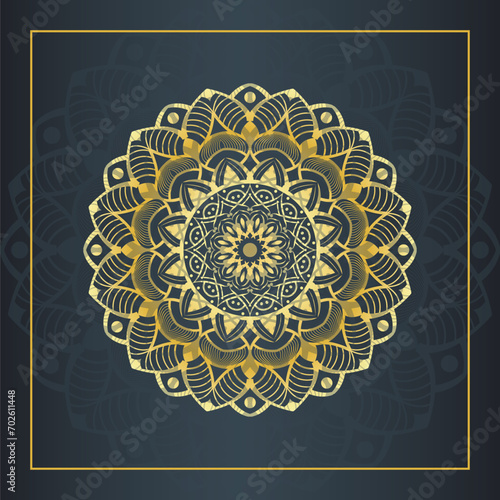 vector Mandala design for invitation card