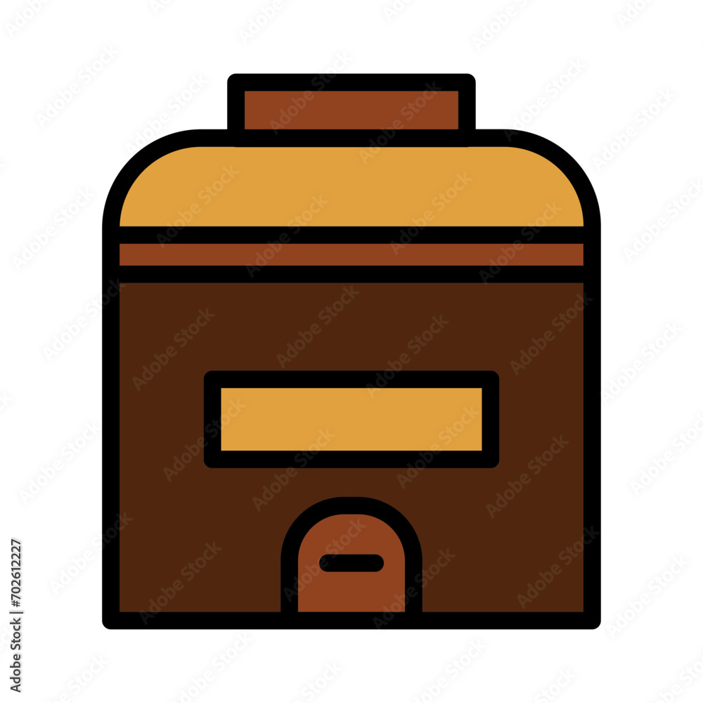 Cooker Home Rice Filled Outline Icon Cooker Home Rice Filled Outline Icon