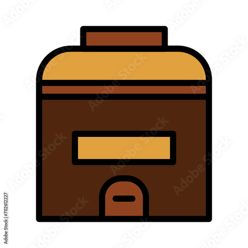 Cooker Home Rice Filled Outline Icon