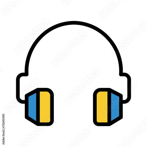 Earmuffs Safety Protect Filled Outline Icon