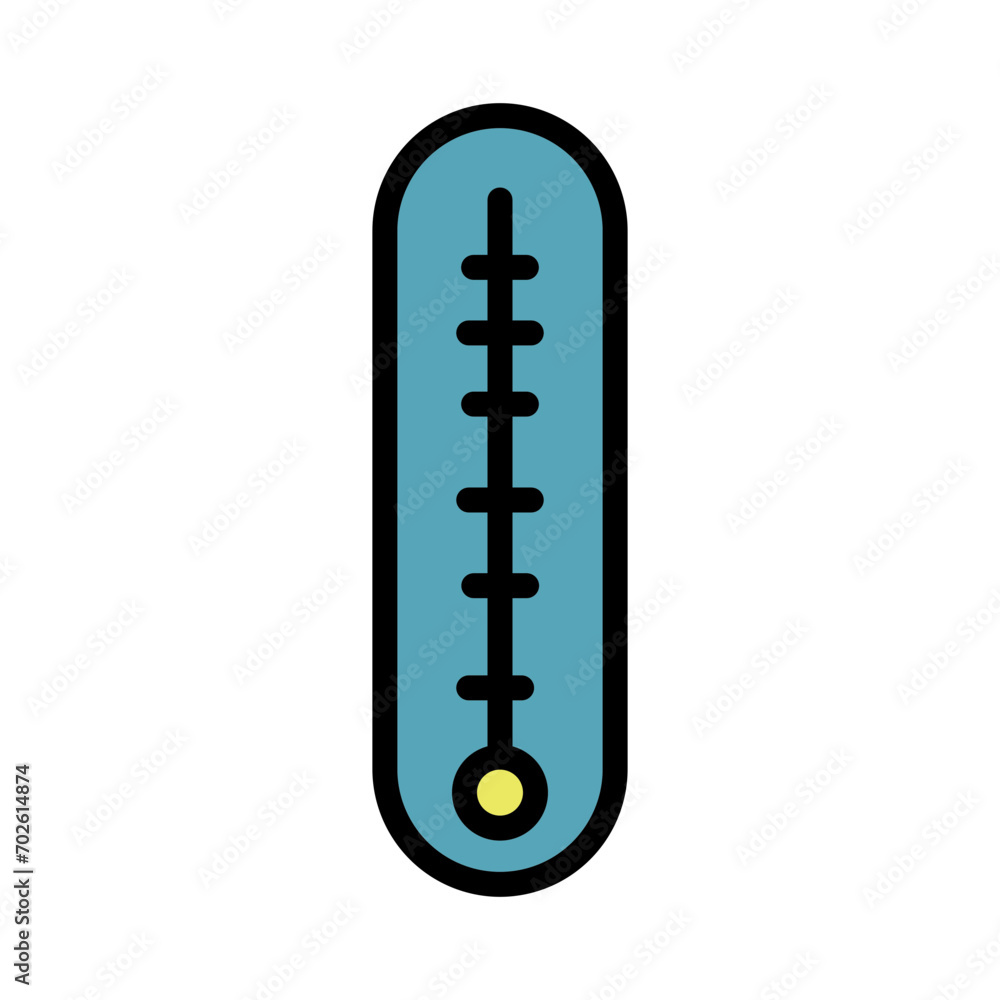 Bacteria Thermometer Virus Filled Outline Icon Bacteria Thermometer Virus Filled Outline Icon