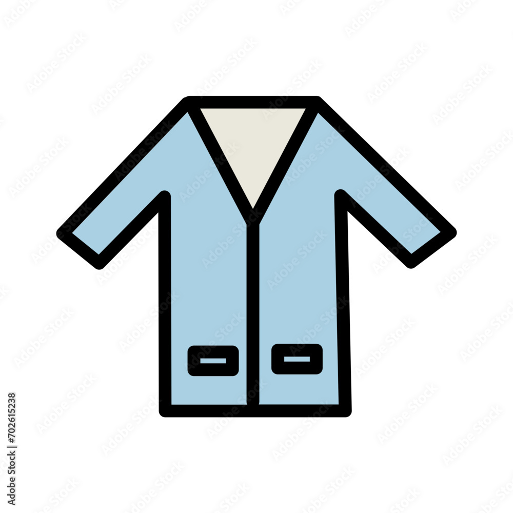 Cloth Shirt Dress Filled Outline Icon Cloth Shirt Dress Filled Outline Icon