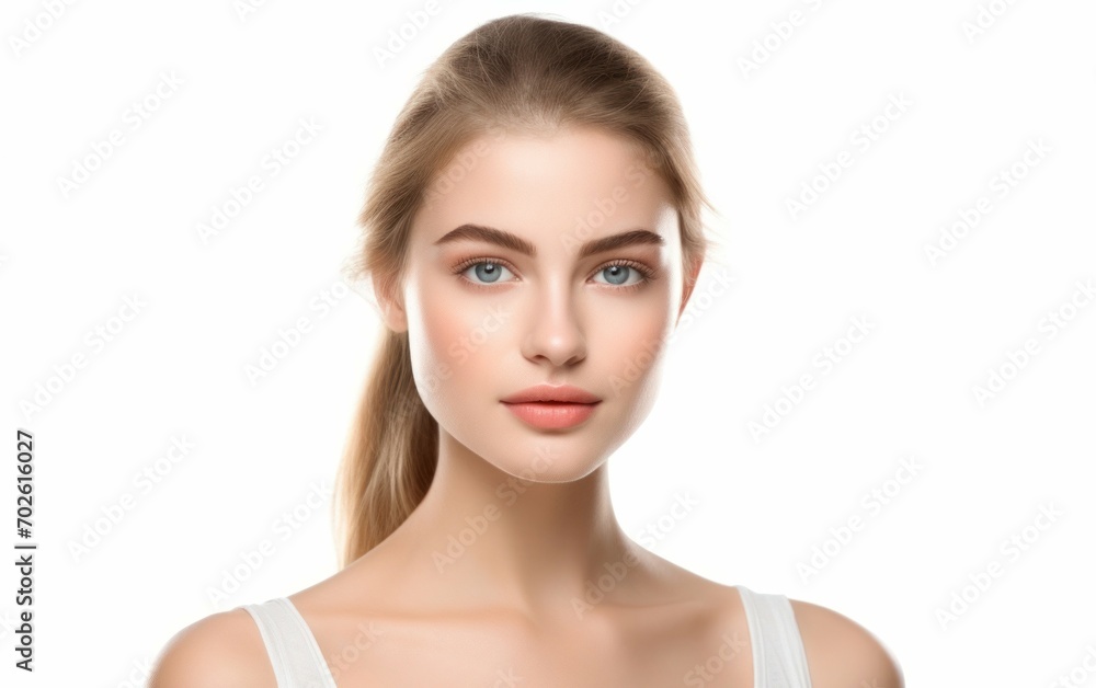 Beautiful Woman Glowing with Youthful Charm Beautiful Woman Glowing with Youthful Charm
