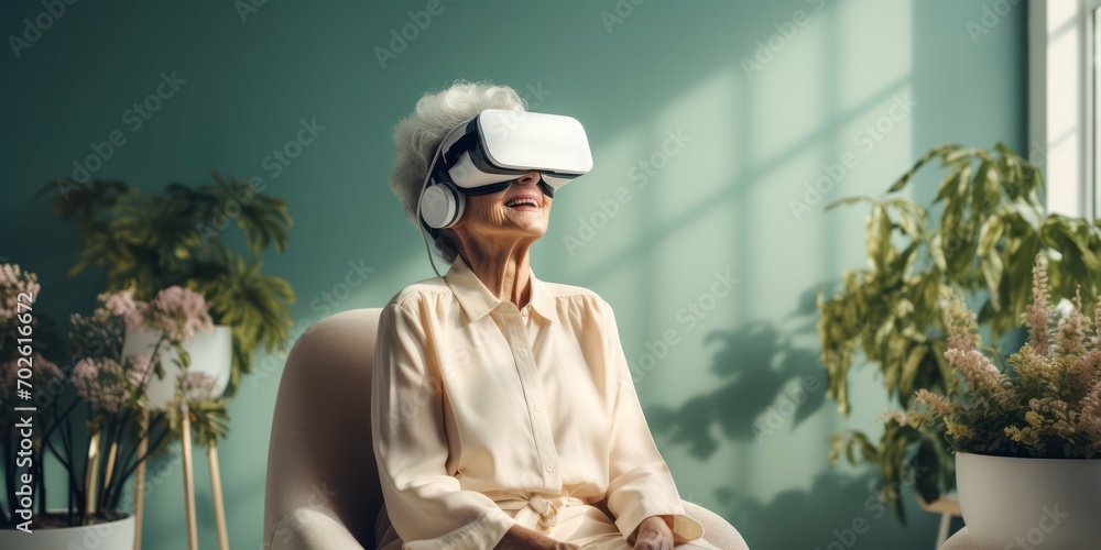 Old Woman's VR Encounter