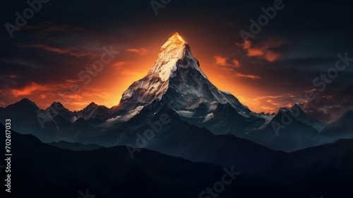 Majestic Mountain Sunrise