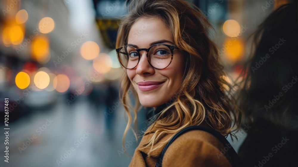 Smiling Businesswoman with Cellphone Smiling Businesswoman with Cellphone