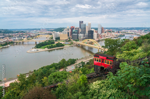 Photography Duquesne Incline in September, Pittsburgh, PA