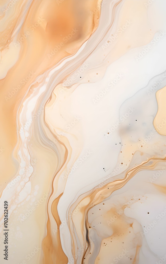 Luxury fluid art texture. Background with abstract paint effect. Liquid effect. Marble inspiration. Beige colors. Interior design Luxury fluid art texture. Background with abstract paint effect. Liquid effect. Marble inspiration. Beige colors. Interior design