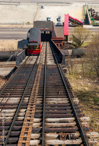 The Duquesne Incline in Pittsburgh, PA