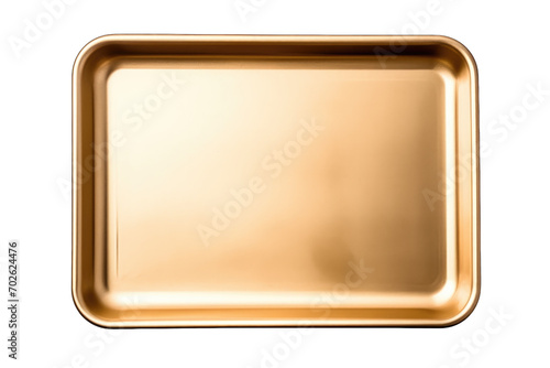 Shiny Gold Metal Tray
