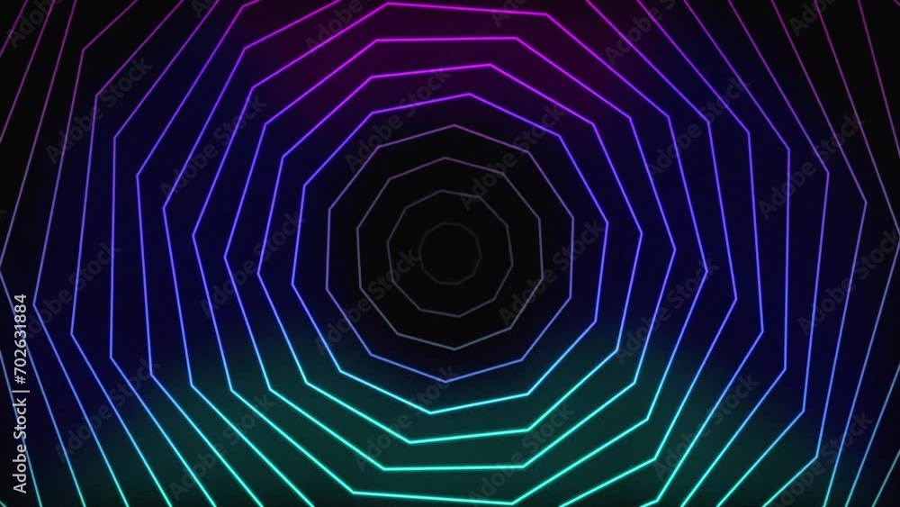 Abstract blue and pink triangle curve radio wave effect motion video background Abstract blue and pink triangle curve radio wave effect motion video background