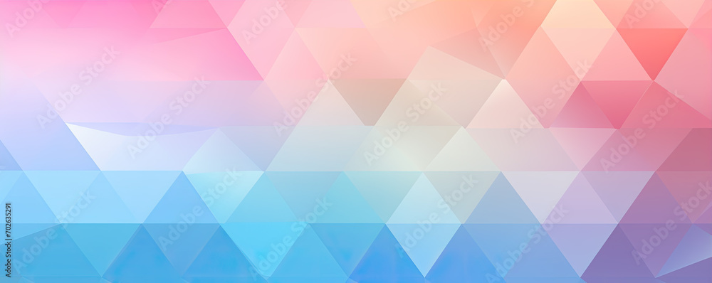 Triangle color shape background. Pastel triangle Grid Mosaic rainbow. Pastel triangle rainbow coloring. wide banner Triangle color shape background. Pastel triangle Grid Mosaic rainbow. Pastel triangle rainbow coloring. wide banner