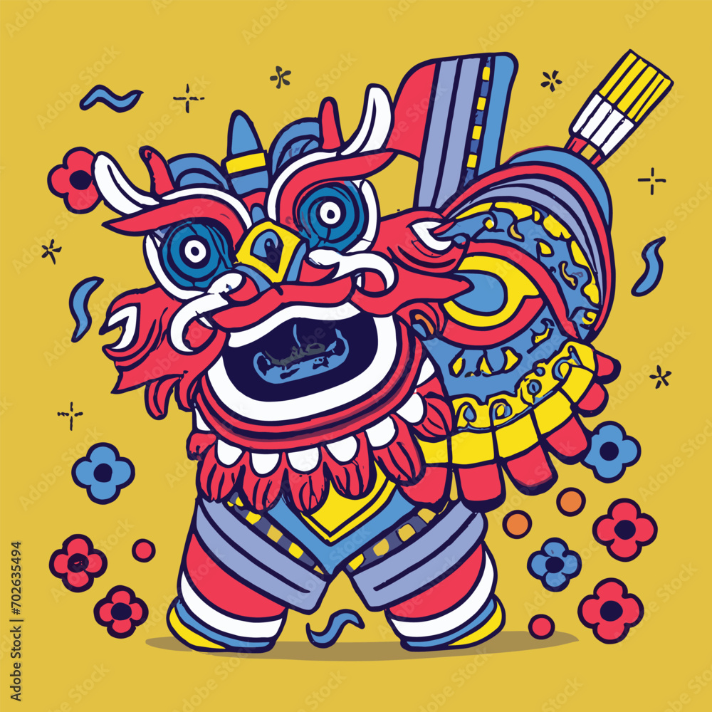 Chinese New Year vector illustration design