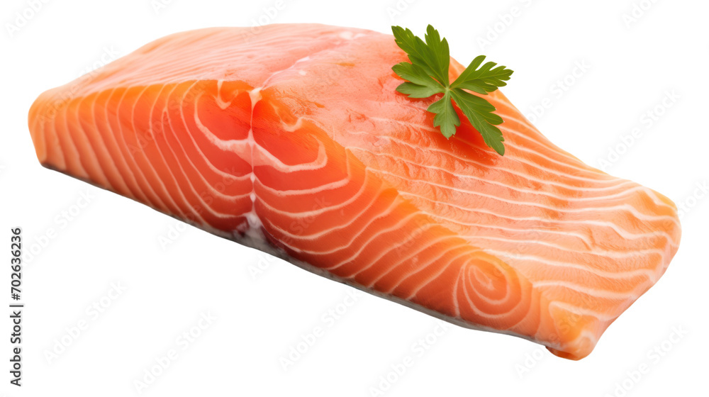 Fresh Salmon fish fillet isolated on transparent and white background.PNG image. Fresh Salmon fish fillet isolated on transparent and white background.PNG image.