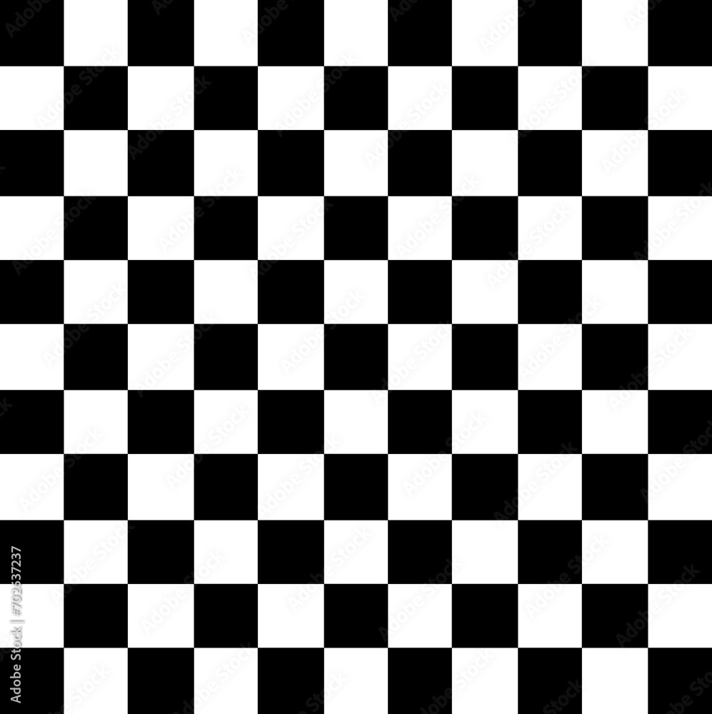 Checkerboard black and white pattern shape Checkerboard black and white pattern shape