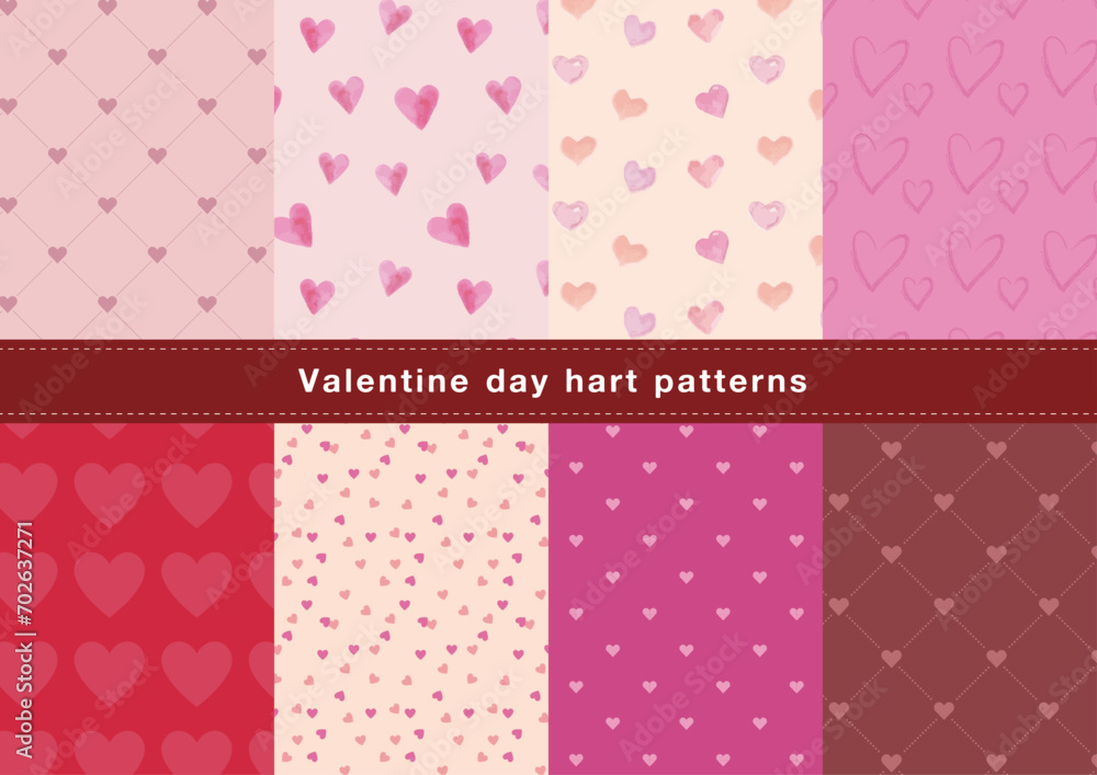 Valentine day hart patterns Valentine day hart patterns