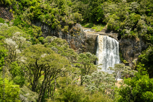 Hunua Falls Waterfall, Hunua Ranges Regional Park, New Zealand. photo