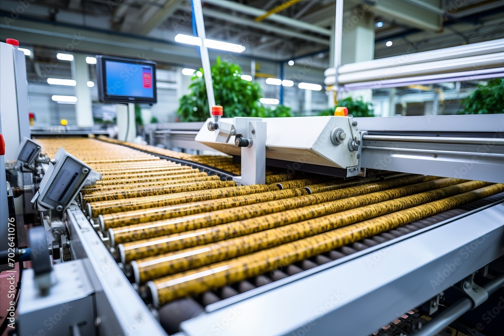 The precision of an automated cigarette-making process in a high-tech production facility