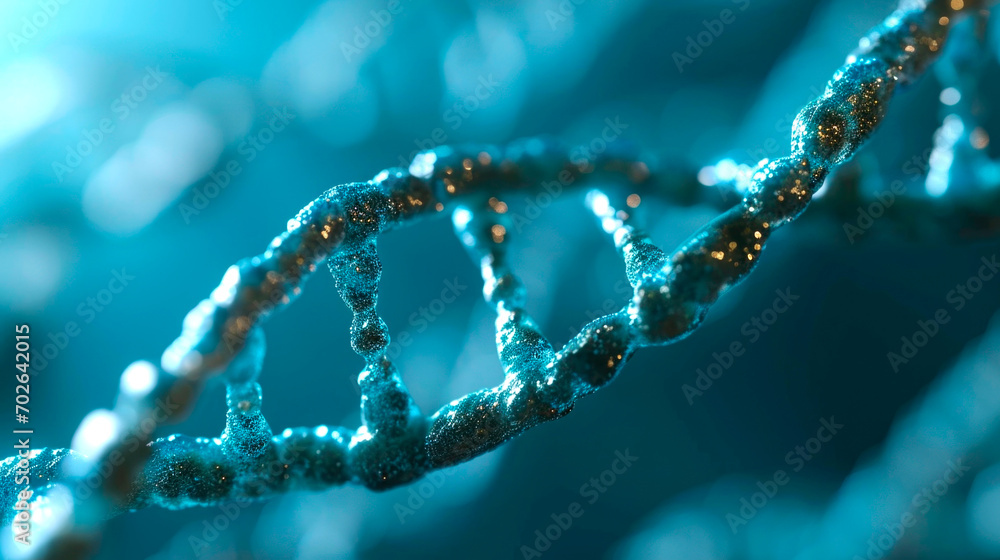 DNA gene helix spiral molecule structure. AI generated DNA gene helix spiral molecule structure. AI generated
