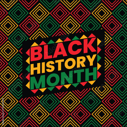 Trendy Black History Month Design Unique Design