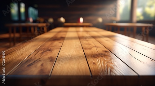 table in the restaurant