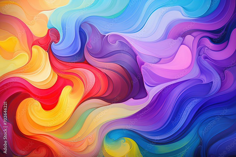 Obraz premium Background of a variety of interrelated bright colors.