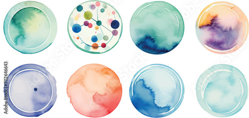 Watercolor abstract background, pattern, texture. For design, pastel colors