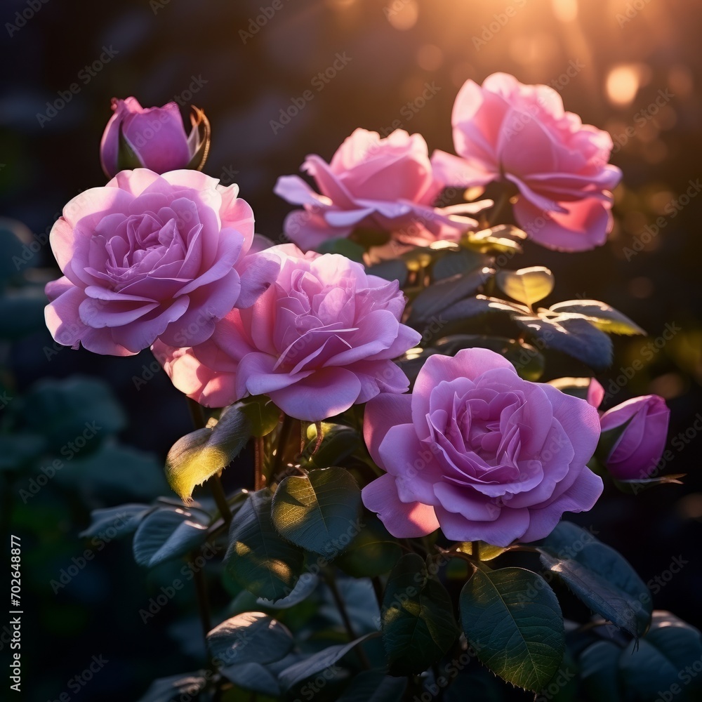 Obraz premium Pinkies Waving in Sunshine