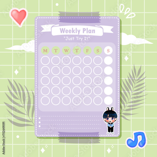 cute planner scrapbook notebook memo