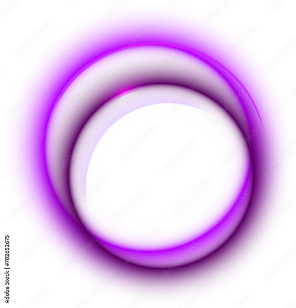 Obraz premium Purple Led Ring