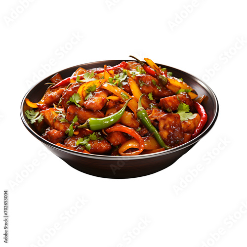 Braised Spicy Chicken, Chicken Stew,dak doritang on a png background.