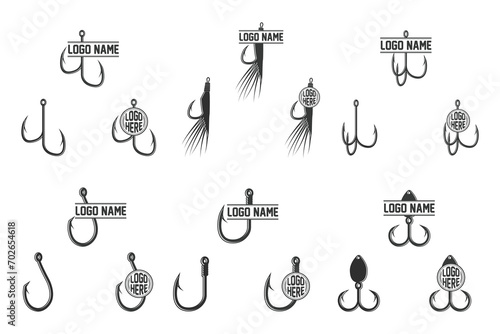 Fishing Hook Vector Bundle, Fishhook silhouette Bundle, Fishing Hook Set, Premium Quality Fishing Hook Vector, Fishing Hook Graphics, Stylish Fishing Hook, illustration, Classic Fishing Hooks