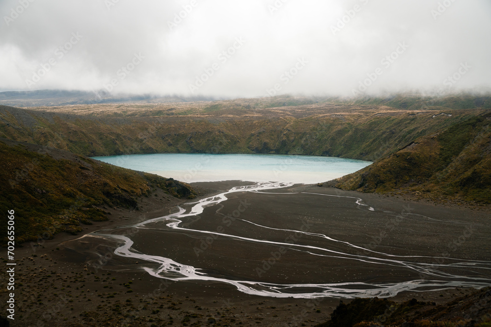 Lower Tama Lake, Tongariro National Park, New Zealand