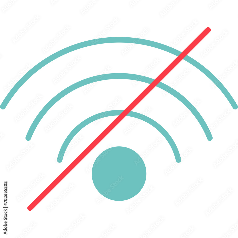No Wifi Signals icon No Wifi Signals icon