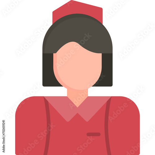 Flight Attendant Icon