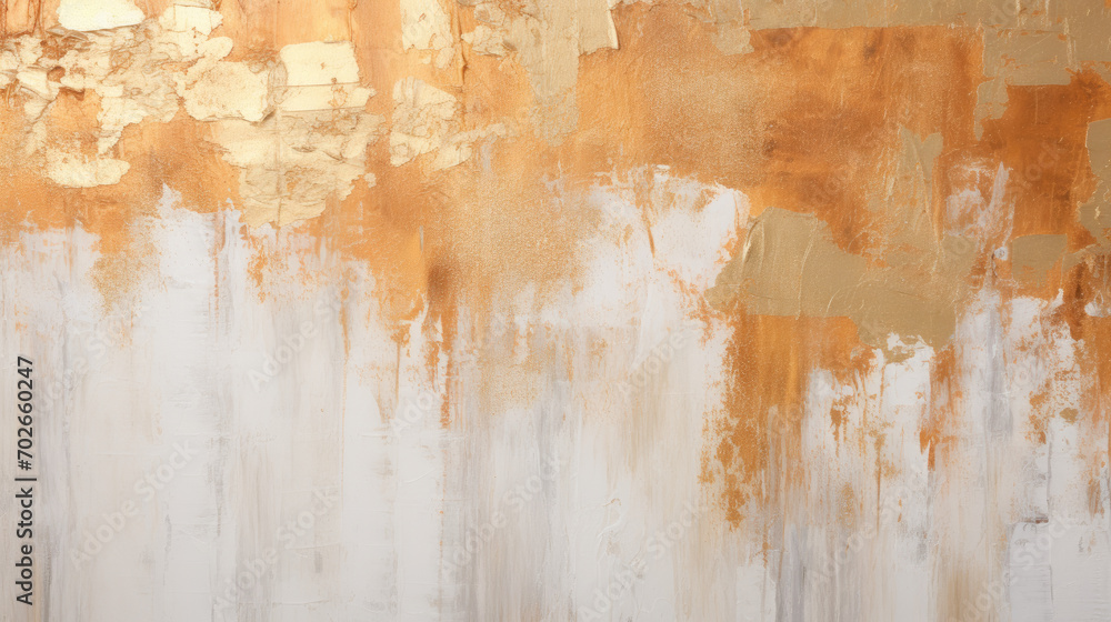 Fototapeta premium Shiny gold wall abstract background texture