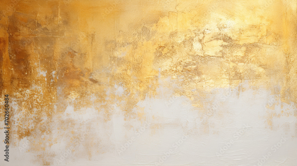 Fototapeta premium Shiny gold wall abstract background texture