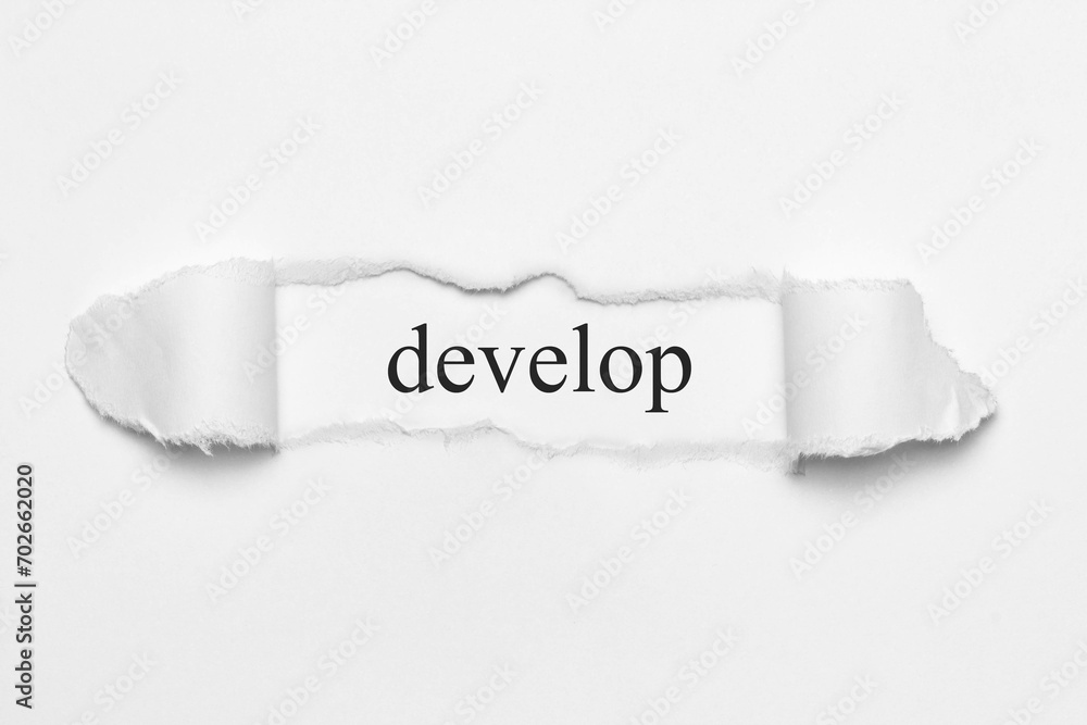 develop	
