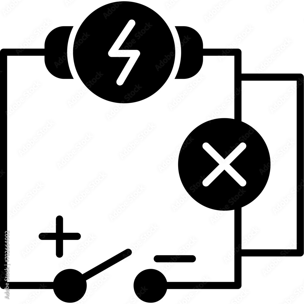 Electrical Circuit Icon Electrical Circuit Icon