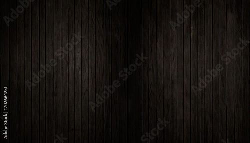 full frame of black dark wood texture background