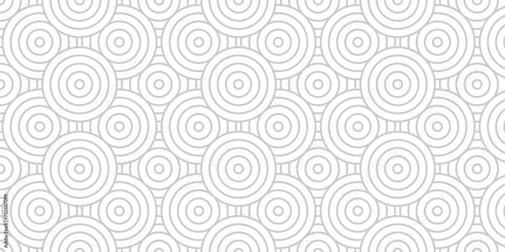 Abstract Pattern circle wave line gray spiral. white scripts background. seamless script geomatics overlapping create retro line backdrop pattern background. Overlapping Pattern with Transform Effect.