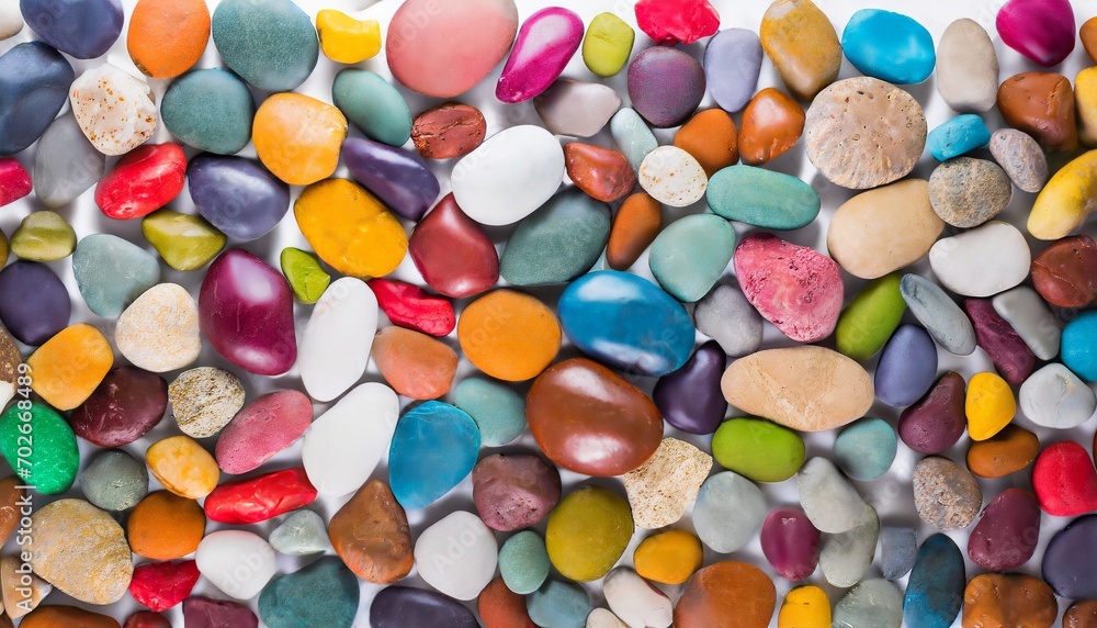 full frame of colorful pebble background full frame of colorful pebble background