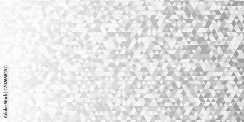 Abstract gray and white chain rough triangular low polygon backdrop background. Abstract geometric pattern gray and white Polygon Mosaic triangle Background, business and corporate background.